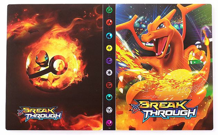 Album Pokemon kolekcjonerski różne wzory na 240 kart